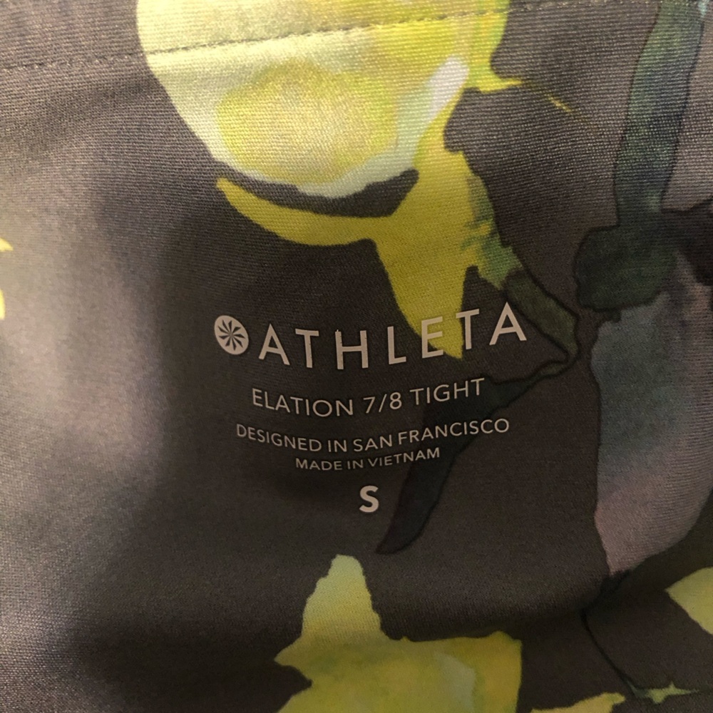 NWOT Athleta Elation 7/8 tights Sz S - Picture 5 of 5